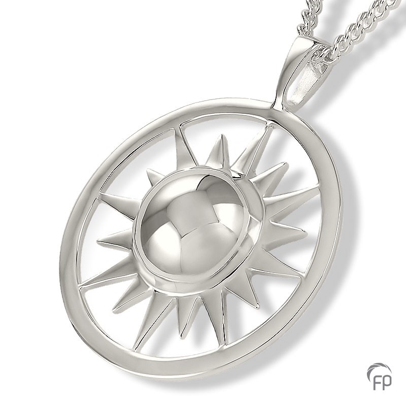 Assieraad zilver Zon