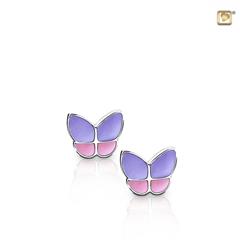 Treasure Oorbellen butterfly roze